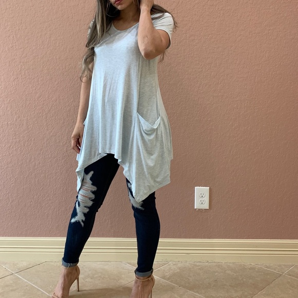 Last 1.🆕Sky Blue Top/Tunic - Picture 3 of 4